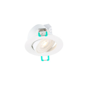 LED 5W 420LM 3000K ND IP44 SÜVIS VALGE VALGUSTI