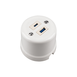 FND PIND USB A+C LAADIJA VALGE PORTSELAN