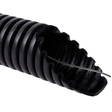 PVC 25MM 750N 1M MUST KAABLIKAITSEKÕRI